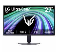 LG UltraGear™ G5 27G523B-B 27 inch FHD 200Hz IPS Gaming Monitor | sRGB 99%, HDR10, 1ms GtG, G-SYNC Compatible, FreeSync Premium, HDMI & DisplayPort, Tilt Adjustable Stand