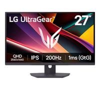 LG UltraGear G6 27G610A Gaming Monitor - QHD 1440p IPS 27 Inch, 200Hz, 1ms GtG, FreeSync Premium, DisplayHDR 400, HDMI, DP1.4(DSC), Black