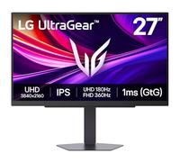LG UltraGear G8 27G810A Gaming Monitor - 4K UHD IPS 27 Inch, 180Hz | 360Hz - Dual-Mode, 1ms GtG, G-SYNC Compatible & FreeSync Premium, DisplayHDR 400, HDMI 2.1, DP1.4(DSC), Black