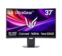 LG UltraGear G8 37G800A, 37 inch 4K UHD, 165Hz Curved VA Gaming Monitor | 1ms GtG, HDR 600, FreeSync Premium Pro, Adaptive Sync, speakers, USB-C 65W, HDMI 2.1, DP1.4, USB hub, Black