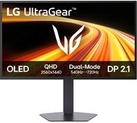 LG UltraGear OLED GX7 Gaming Monitor 27GX790B - QHD 1440p, 4th Gen WOLED, 27 inch, Dual-Mode 540Hz - 720Hz, 0.02ms, 335-1500nits, FreeSync Premium Pro, HDR500, DP2.1, HDMI 2.1, USB C, Black