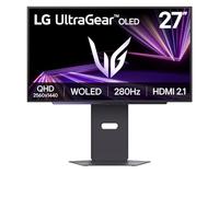 LG UltraGear OLED GX7 Gaming Monitor 27GX700A-B - QHD 1440p, 4 stack WOLED, 27 inch, 280Hz, 0.03ms, 335-1500nits, AMD FreeSync Premium Pro, ClearMR 13000, HDR 500, Delta E ≤ 2, DP, HDMI 2.1, Black