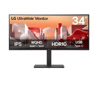 LG UltraWide 34BA75QE-B.AEK Quad HD IPS 60 Hz Height Adjustable Curved Monitor [EEK: G]