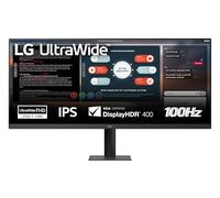 LG UltraWide™ 34U511A-B.AEU 34" Ultra Wide PC Screen - UWFHD (2560x1080) IPS Panel Resolution, 5ms GtG 100Hz, DisplayHDR™ 400, sRGB 99% (CIE1931), Tilt, Height Adjustable, Portrait Mode