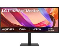 LG 34" UltraWide™ Monitor, 21:9 IPS Display, HDR 10, 100Hz, 5ms (GtG), USBType C, Black 34U650AB
