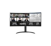 LG UltraWide Curved PC Monitor 34WR55QK, 34 inch, 1440p, 100Hz, 5ms Response Time, VA Panel, Smart Energy Saving