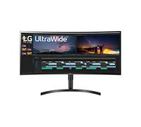 LG UltraWide Monitor 38WN75C-B - 38 inch, Curved Monitor, 60 Hz, 5 ms, 21:9, 3840 x 1600 px, Ergonomic Design