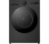 LG VX70 Series AI Direct Drive™ F4X7013TBB 13kg WiFi Connected Washing Machine with 1400 rpm - Matte Black - A Rated, Black