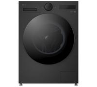 LG VX70 Series AI Direct Drive W4X7016TBB WiFi-enabled 11 kg Washer Dryer - Black, Black