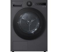 LG VX70 Series AI Dry RHX7009TBB Wifi Connected 9Kg Heat Pump Tumble Dryer - Black - A+++ Rated, Black
