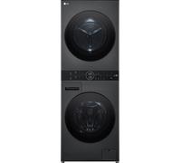 LG WT1210BBTN1 Black 12kg/10kg 1400rpm Spin Speed Freestanding Washer Dryer A