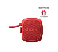 Lg Xboom Rock Portable Bluetooth Speaker In Red Red