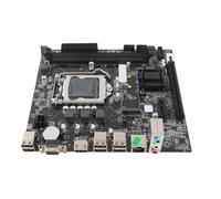 LGA 1155 2nd WiFi Gaming Motherboard for Desktop PC, H61 6 USB2.0 DDR3 M.2 NVMe NGFF 100Mbps LAN Micro ATX Motherboard for LGA1155 Socket I3 I5 I7, 1155 Motherboard Desktop Process