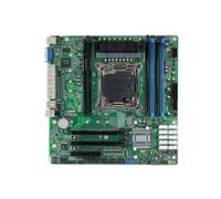 LGA2011 3 Server Motherboards 4x2.5Gb Ethernet Port 2xM.2 NVMe 10 Port for 24/7 Operate for It Professional Managing MATX Motherboards