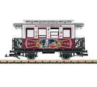 LGB 36026 Christmas Car 2026 - Freight Car with Festive Design - Collector's Trolley Garden Railway - Christmas - G Scale 1:22.5 - from 15 Years