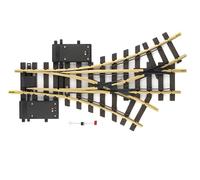 LGB Electric Three-Way Turnout R1-30° - 12360, Track Extension for Garden Railway, Track Material, Accessories, G Scale 1:22.5