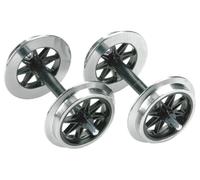 LGB 67320 Double Spoke (8 Spokes) Metal Wheelset On Metal Axles (Pk2)