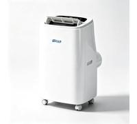 LGBBTI 12000 BTU Portable Air Conditioner Cooling Only Freestanding Mobile Aircon Unit with Rolling Wheels for Living Room, Office, Home Study, White, B+Hot & Cold 18000 BTU, B+Hot & Cold 18000 BTU