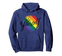 LGBT Be Yourself Live Authentically Pullover Hoodie
