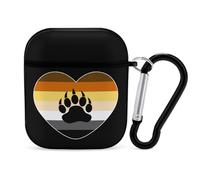LGBT Bear Pride Heart Case Compatible with AirPods 2nd 1st
