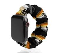 LGBT Bear Pride Heart Cute Watch Band Scrunchies Compatible with IWatch 38mm 40mm 42mm 44mm Elastic Strap