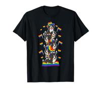 LGBT Bernese Mountain Rainbow Lesbian Gay Pride Women Men T-Shirt