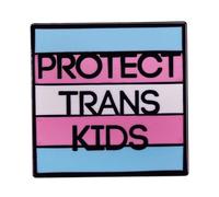 LGBT Brooch Pin Gay Pride Rainbow Enamel Lapel Pin Protect Trans Kids/Love Respect Freedom Tolerance Equality Pride Pin for Clothes Backpacks LGBTQ Jewelry Gift, Zinc, no gemstone