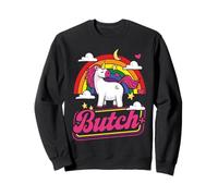 LGBT Butch Unicorn Rainbow Gay Pride LGBTQ Sweatshirt