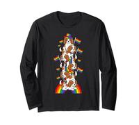 LGBT Cavalier King Charles Spaniel Rainbow Lesbian Gay Pride Long Sleeve T-Shirt