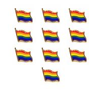 LGBT Design Rainbow Pin Brooch Metal Pins Badge Denim Enamel Lapel Jewelry Gift Fashion Flag Brooches Bag Decoration Clothes Lapel Pin Badges Jewelry Gift