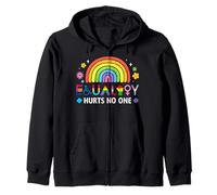 Lgbt Equality Hurts No One Pride Human Rights Men Women Kids Zip Hoodie