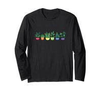 LGBT Flag Plants Gay Lesbian Transgender Bisexual Gardening Long Sleeve T-Shirt