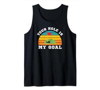 LGBT Funny Gay Golf Cruising - Your Hole Is My Goal Tank Top