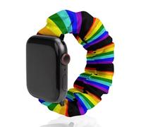 LGBT Gay Flag Watch Band Compatible with IWatch Bands Series 6 5 4 3 2 1 Elastic Replacement Wristband