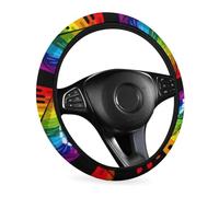 LGBT Gay Homosexual Lesbian Rainbow Lips Pride Steering Wheel Cover for Cars, Truck, SUV