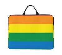 Lgbt-Gay-Pride-Flag 14-Inch Laptop Case, Portable Laptop Computer Sleeve With Zipper Closure