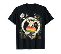 LGBT Gay Pride Month LGBTQ+ Queer Rainbow Flag Heart LGBTQ Value Graphic T-Shirt