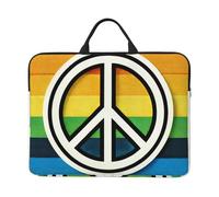 Lgbt-Gay-Pride-Peace 14-Inch Laptop Case, Portable Laptop Computer Sleeve With Zipper Closure