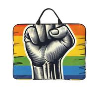 Lgbt-Gay-Pride-Power 14-Inch Laptop Case, Portable Laptop Computer Sleeve With Zipper Closure