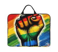 Lgbt-Gay-Pride-Rainbow 14-Inch Laptop Case, Portable Laptop Computer Sleeve With Zipper Closure