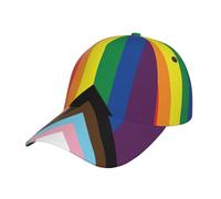 LGBT Gay Pride Rainbow Hat Men Women Baseball Cap Adjustable LGBT Trucker Hat Unisex Style Headwear Hats