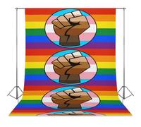 LGBT Gay Trans BLM Fist Flag Personalised Backdrop Background Foldable Photography Cloth Funny Photo Tabletop Backdrops