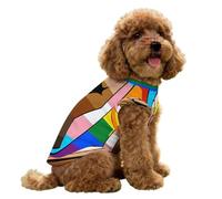 LGBT Gay Trans BLM Fist Flag Summer Dog Tank Top Vest Breathable Cooling Jacket Sleeveless Pet T-Shirt for Small Medium Pets