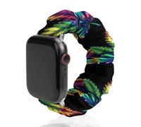 LGBT Gay Weed Printed Cute Watch Band Sports Watch Strap Replaceable Straps for Men Women Compatible with Apple Watch
