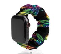 LGBT Gay Weed Printed Cute Watch Band Sports Watch Strap Replaceable Straps for Men Women Compatible with Apple Watch