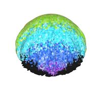 Lgbt Gilter Rainbow Gay,Shower Cap Nightcap Double Layer Waterproof Elastic Bath Cap Reusable Hair Cap