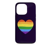 LGBT Heart with Rainbow Flag - Pride Month Gender Equality Case for iPhone 13 Pro