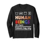LGBT Human Beings 100% Organic LGBTQ Equality Long Sleeve T-Shirt