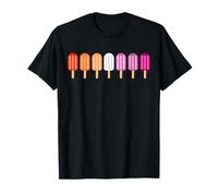LGBT Ice cream Lover Popsicles Lesbian ice pops Pride LGBTQ T-Shirt