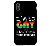 LGBT I'm So Gay I Can´t Even Think Straight Case for iPhone X/XS